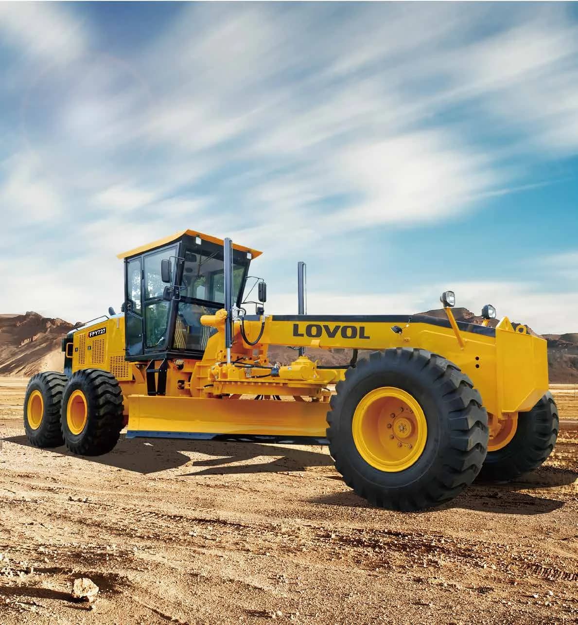 Motor graders — LOVOL FPY series · Road grading and site preparation.